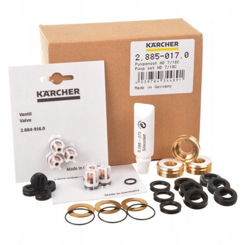 Szivattyú javítókészlet KARCHER HD 7/15, 7/16, 7/18 magasnyomású mosókhoz (2.885-017.0) 14 mm-es dugattyúkhoz