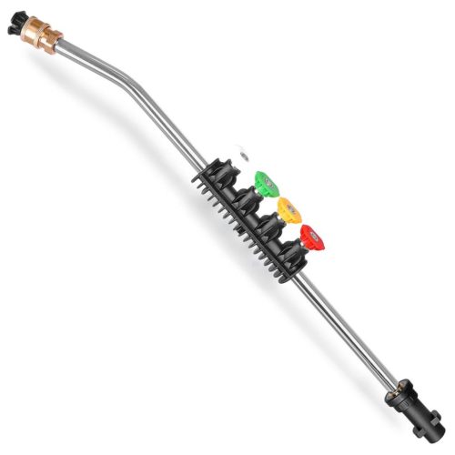 Gyorscsatlakozós fúvóka készlet és 15°-os hajlított lándzsa Karcher K2-K6 magasnyomású mosókhoz bajonett csatlakozással