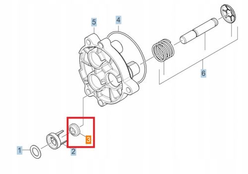 Eredeti Karcher dugattyú olajtömítés Karcher K, HD és HDS sorozatú magasnyomású mosókhoz - 1 db 12x18x5/6/1 "O" (6.363-633.0)