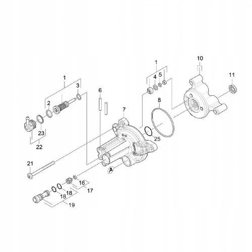 Eredeti Karcher magasnyomású dugattyútömítés, 12mm, kompatibilis K7, HD, HDS sorozatú mosókkal (6.363-435.0)