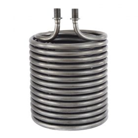  14 menetes fűtőspirál (fűtőtekercs) Karcher HDS 500, 550, 551, 555, 558, 590, 600, 697, 698, 790, 797, 798 magasnyomású mosókhoz 2 x M22x1,5 mm csatlakozással