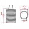23 menetes fűtőspirál (fűtőtekercs) Karcher HDS 10/20, 9/18, 8/17 magasnyomású mosókhoz 2 x M22x1,5 mm csatlakozással