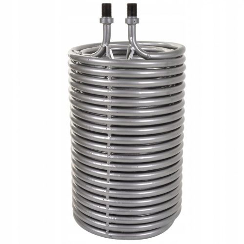 19 menetes fűtőspirál (fűtőtekercs) Karcher HDS 695, 695s, 795, 895, 895s, 995s, 995s magasnyomású mosókhoz 2 x M22x1,5 mm csatlakozással