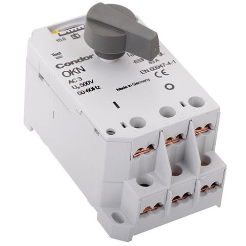  Eredeti túlterhelésvédelmi kapcsoló CONDOR 10-16  Amper 400V  Karcher  HD és HDS magasnyomású mosókhoz (6.631-190.0)