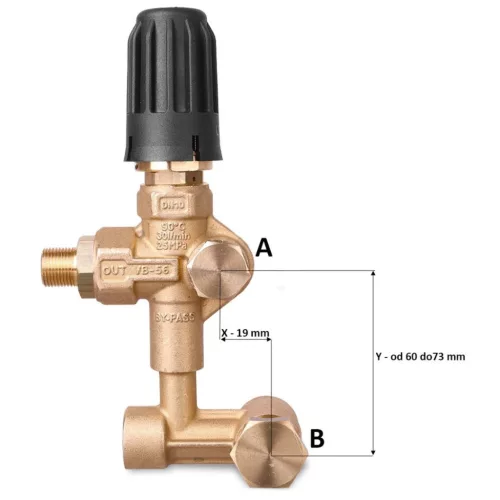 PA VB56 By-Pass visszacsapó szelep Interpump / Udor / Comet szivattyúkhoz - 250 bar - 60.1350.32