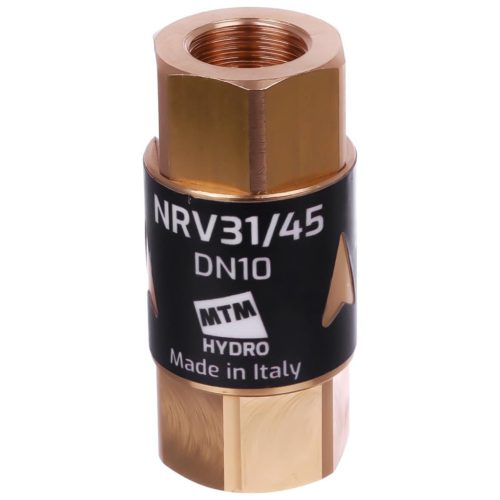 Visszacsapó szelep magasnyomású mosókhoz 3/8" belső menettel Max.310 Bar nyomás és 40 l/perc Átfolyás - 1 db