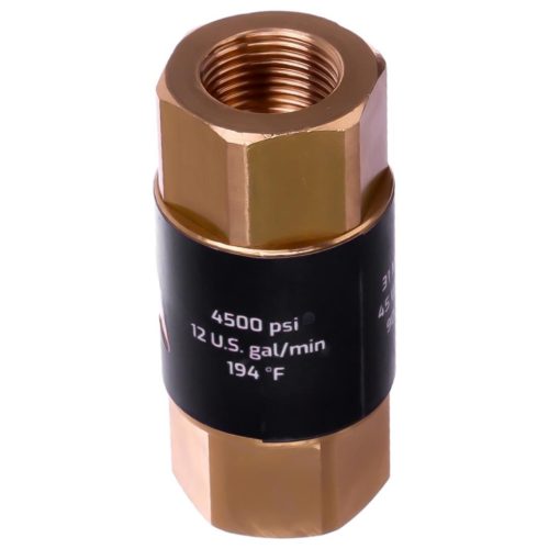 Visszacsapó szelep magasnyomású mosókhoz 3/8" belső menettel Max.310 Bar nyomás és 40 l/perc Átfolyás - 1 db