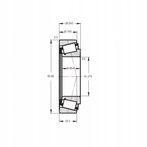Motorcsapágy Karcher HDS 990 895s 995 10/20 - 1 soros kúpgörgős, európai gyártmány