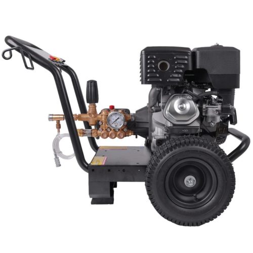 Professzionális nagy teljesítményű benzinmotoros magasnyomású mosó G275 - 275 bar - 15 l/perc - 15 LE (Lifan motor) Új, 2026-os modell