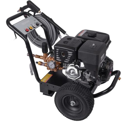Professzionális nagy teljesítményű benzinmotoros magasnyomású mosó G275 - 275 bar - 15 l/perc - 15 LE (Lifan motor) Új, 2026-os modell