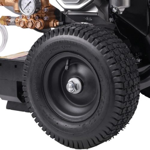 Professzionális nagy teljesítményű benzinmotoros magasnyomású mosó G275 - 275 bar - 15 l/perc - 15 LE (Lifan motor) Új, 2026-os modell