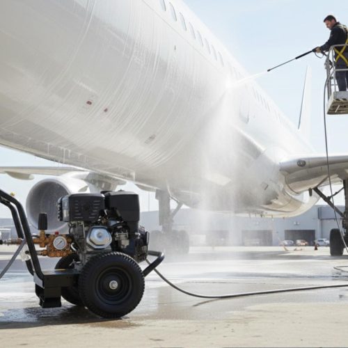 Professzionális nagy teljesítményű benzinmotoros magasnyomású mosó G275 - 275 bar - 15 l/perc - 15 LE (Lifan motor) Új, 2026-os modell