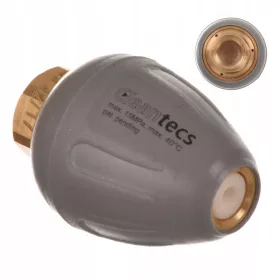   CleanTecs Forgó Csőtisztító Fúvóka (Turbófej) Duguláselhárításhoz (040, 1/8" belső menet)