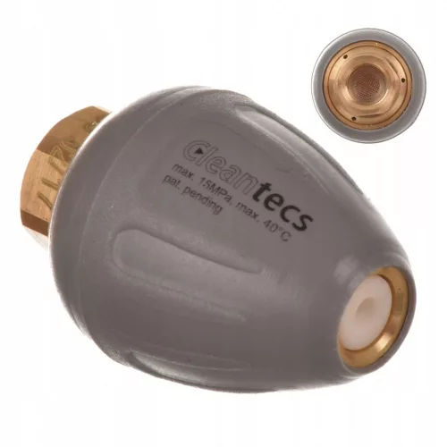 Forgó Turbo fúvóka 040, 1/8" belső menet, kerámia tisztítófúvóka, kompatibilis Karcher, Kranzle, Nilfisk, Lavor, KEW, Stanley, Bosch, Macallister mosókkal