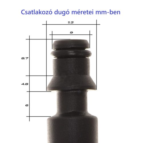 Turbó fúvóka (szennymaró) Lavor mosókhoz (Click rendszer) – Cseredarab