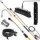 Napelem és tető tisztító csomag 7,4 méteres teleszkópos lándzsával Karcher EasyLock cstlakozással HD és HDS mosókhoz