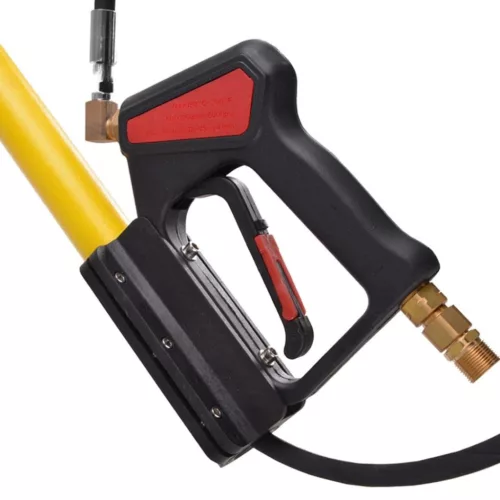 Napelem és Tetőtisztító Szett, 4 méteres Teleszkópos Lándzsával, Kärcher EasyLock csatlakozással, 65°-os rozsdamentes acél Fúvókával, HD/HDS mosókhoz