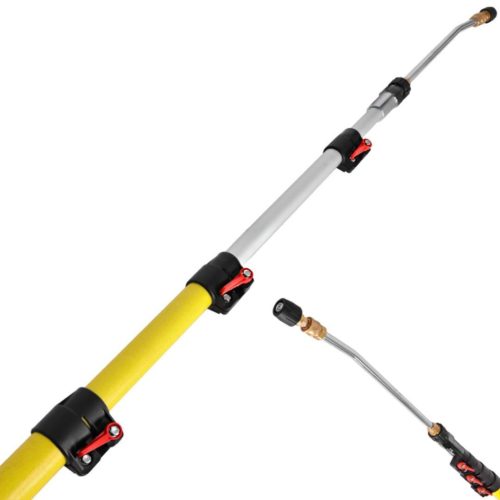 Tető és ereszcsatorna tisztító csomag 4 méteres teleszkópos lándzsával Karcher EasyLock cstlakozással HD és HDS mosókhoz