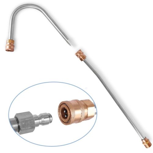 Tető és ereszcsatorna tisztító csomag 4 méteres teleszkópos lándzsával Karcher EasyLock cstlakozással HD és HDS mosókhoz