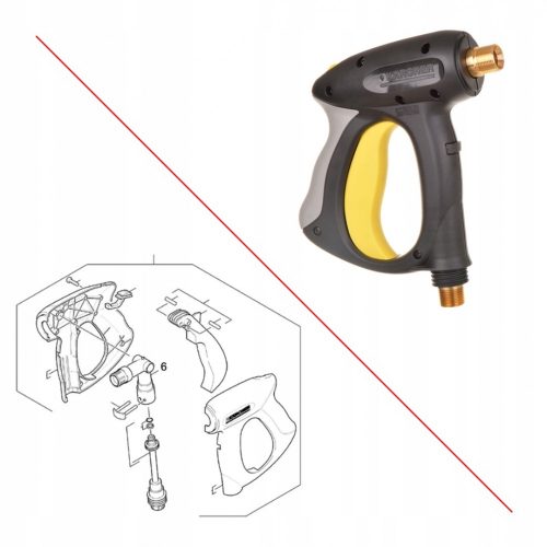 KARCHER Könnyű Nyomás Pisztoly Szelep Javítókészlet - Karcher Pisztolyokhoz (4.775-463.0/4.775-466.0)