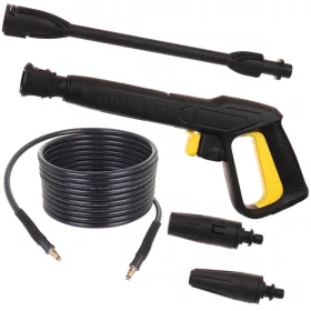   Pisztoly, lándzsa, fúvókák és 15 méteres Click - Click tömlő Karcher K2-K5 magasnyomású mosókhoz