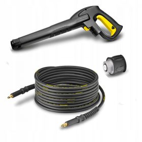   Eredeti HK 12 Click Connect mosó készlet – 12m-es tömlő, pisztoly és adapter Karcher K2-K7 magasnyomású mosókhoz