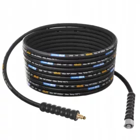   5 méteres DN6 250 BAR Nagynyomású Tömlő Nilfisk és Stihl RE Készülékekhez 1/2" belső menet 