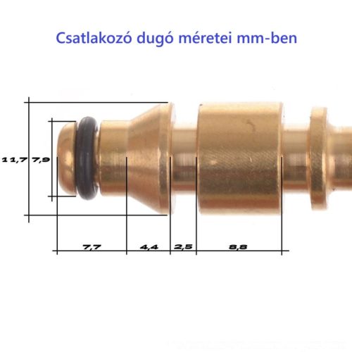 5 méteres Prémium magasnyomású tömlő Nilfisk, Stihl RE, Husqvarna tömlődobos magasnyomású mosókhoz DN6, 250 Bar, 155 °C