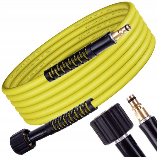 5 méteres Basic+ magasnyomású tömlő Karcher K sorozatú magasnyomású mosókhoz M22 - Click csatlakozóval 180 bar,  60°C