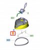 Eredeti komplett forgókar / t-racer rotor Karcher T3 T5 T7 T7 Plus térkőmosó fejhez (4.762-603.3)