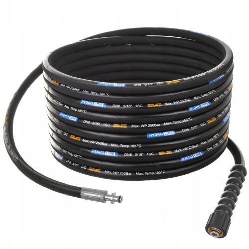 Magasnyomású tömlő 5m, DN6, 250 bar – Karcher HD / HDS kompatibilitás, M22 menet és 10mm dugó