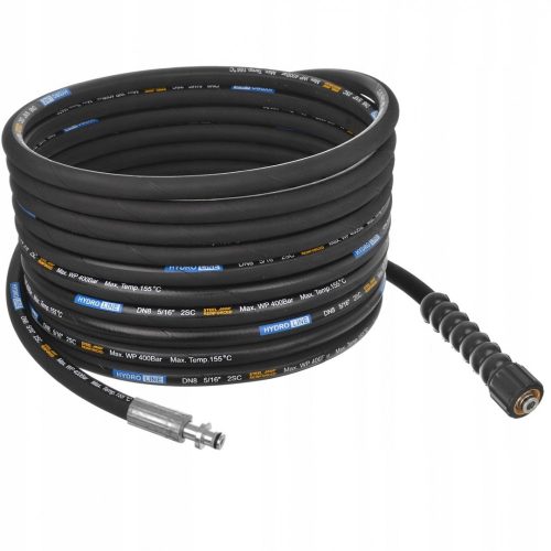 Magasnyomású tömlő 10m, DN8, 400 bar, M22 – 10mm csatlakozóval Karcher HD / HDS kompatibilitás