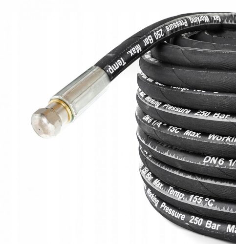 50 méter DN6 250 BAR Nagynyomású Csatornatisztító Tömlő Karcher HD HDS-hez
