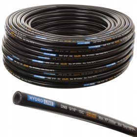   Méretre vágható Smooth magasnyomású hidraulikus tömlő DN8, 1SC, 5/16", 250 bar – Acélfonatos erősítés (méterre vásárolható)