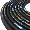 HydroLine magasnyomású hidraulikus tömlő DN8, 1SC, 5/16", 250 bar – Acélfonatos erősítés (méterre vásárolható)