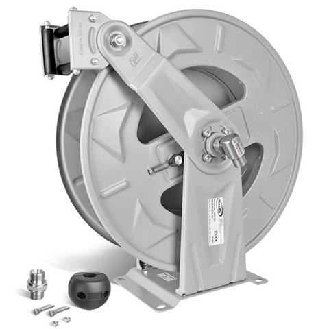 Automatikus Nyomással Vezérelt 20 Méteres Tömlőtekercs Mosókhoz - 1/2", Porral Festett