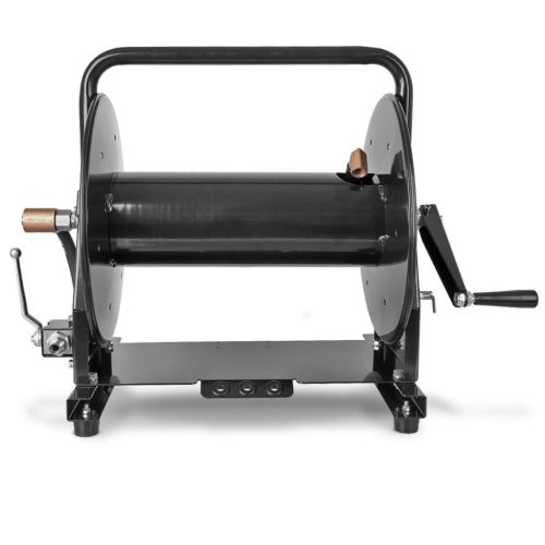 Kézi tömlődob 3/8"F - 3/8"M menettel, Karcher, Kranzle, Wap, Nilfisk magasnyomású mosókhoz - akár 90 méter tömlőhöz (max. 250 bar, 60°C)