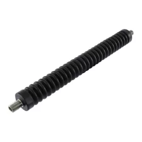   Rövid INOX rozsdamentes mosólándzsa / toldócső 330 mm (1/4" menet)