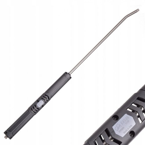 MTM EXS28 Rozsdamentes lándzsa 15°-ban hajlított véggel - 900 mm, 280 bar, 160 °C, 45 l/perc, 1/4" külső menetes csatlakozással 
