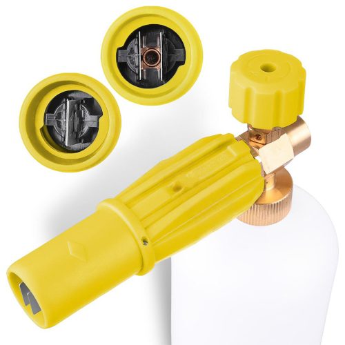 Professzionális EasySNOW habfúvóka 1 literes tartállyal (1/4" belső menet, 1,25 mm fúvóka, sárga)