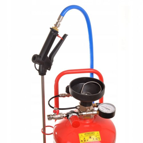 Pneumatikus habosító 24L, kompresszor csatlakozással, autómosókhoz és ipari felhasználásra