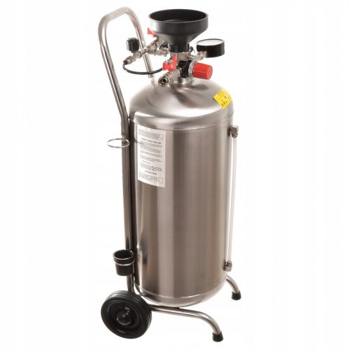 Rozsdamentes habosító tartály 24L – AISI 304 – Pneumatikus habgenerátor