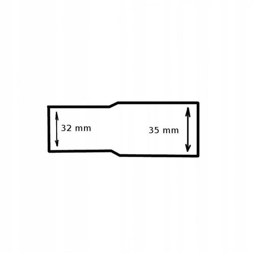 Szívócső adapter, átalakító 35mm-32mm "TYP-D" 