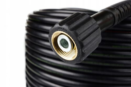 20 méteres Nejlon Fonott Csatorna Tisztító Tömlő Kärcher K és HD Sorozathoz, Max 200 bar, 60°C