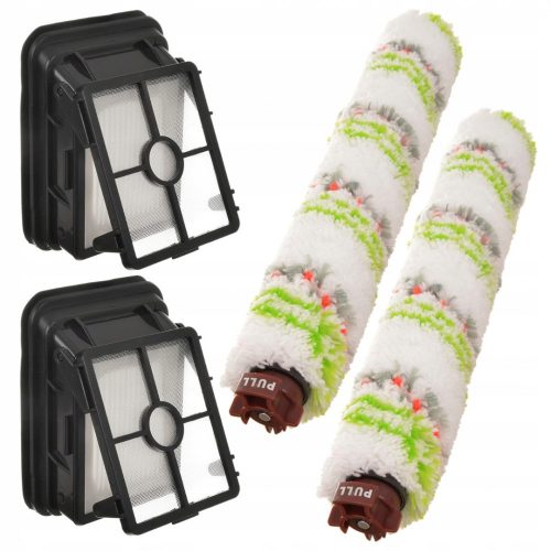 2 db szűrő és 2 db kefe szett PetPro Henger Készlet a BISSELL CrossWave 1866, 1868F, 1785, 17132 Porszívókhoz