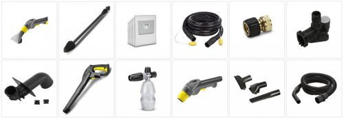 Eredeti szénkefék szívómotorokhoz Karcher PUZZI 8/1, NT 14/1, 25/1, 35/1, 40/1, 45/1, 55/1 sorozatú gépekhez - 1 pár (6.610-285.0)