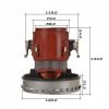 1400W-os utángyártott turbinás motor BEKO porszívóhoz (Arcelik) 120mm átmérő