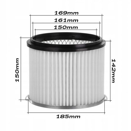 Mosható levegőszűrő  MACALLISTER MAC porszívókhoz- 100% Poliészter