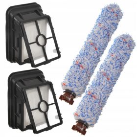   2 db Szűrő és 2 db Görgő Készlet  BISSELL CrossWave 1866, 1868F, 1785, 17132, 2582N Porszívókhoz