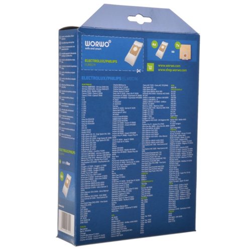 24x porzsák + szűrő ELECTROLUX PHILIPS AEG S-bag Classic Performance ELMB01K, E201SM (UltraSilencer, Ergospace, Ergoclassic, Oxygen Plus, Jetmaxx, Ultra One, Viva Control, Accelerator, CLario) porszívókhoz